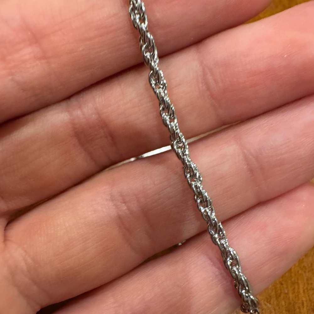 Elegant Silver Chain Necklace